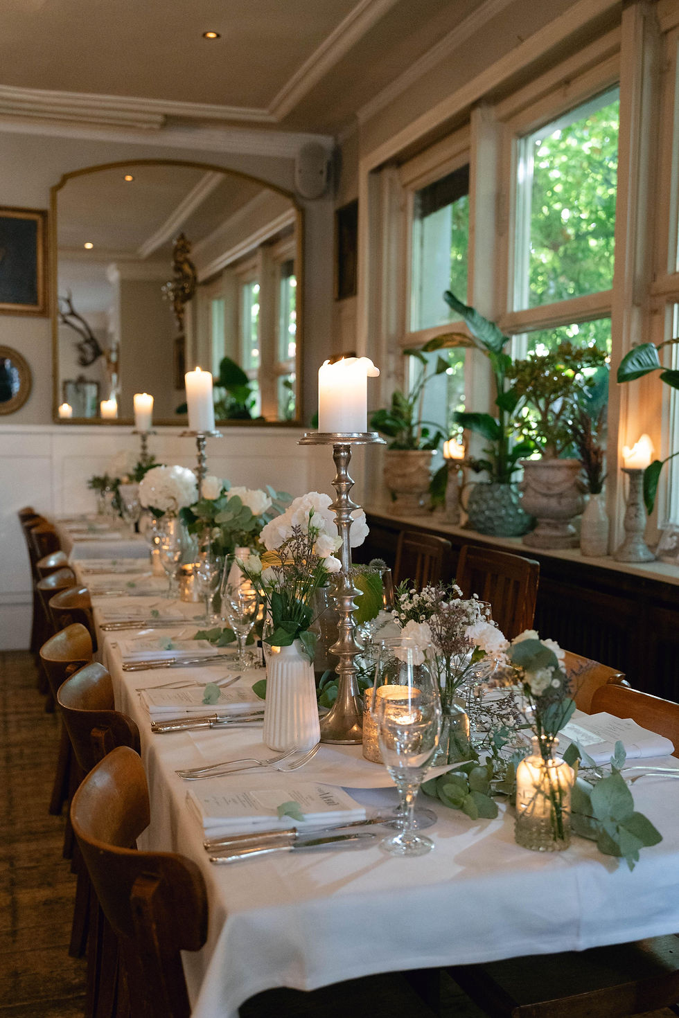 Hochzeit mit stillvollen Ambiente