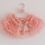 Thumbnail: Peach tulle ruffled capelet