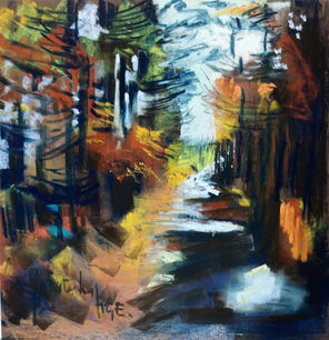 Marie France Oosterhof PGE, In your woods, 40x40cm.jpg