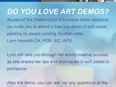 ZOOM demo with Lynn Howarth DA,PGE,MC IAPS, Sunday 22nd March at 5-7pm CET, 4-6pm GMT.