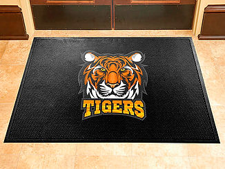 Alfombra de caucho Supermat Rubber Scraper con logo