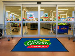 Alfombra impresa personalizada PrecisionJet 1000 para Green Supermatket