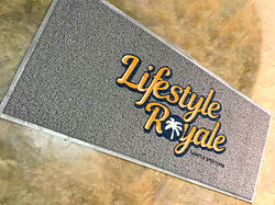 Custom logo entrance mat for Lifestyle Royale