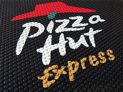 Pizza Hut rubber printed entrance logo mat