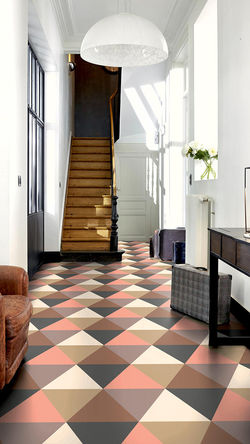 Tarkett iD Mixonomi vinyl floor triangle