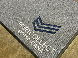 Portcollect Dominicana custom logo entrance mats