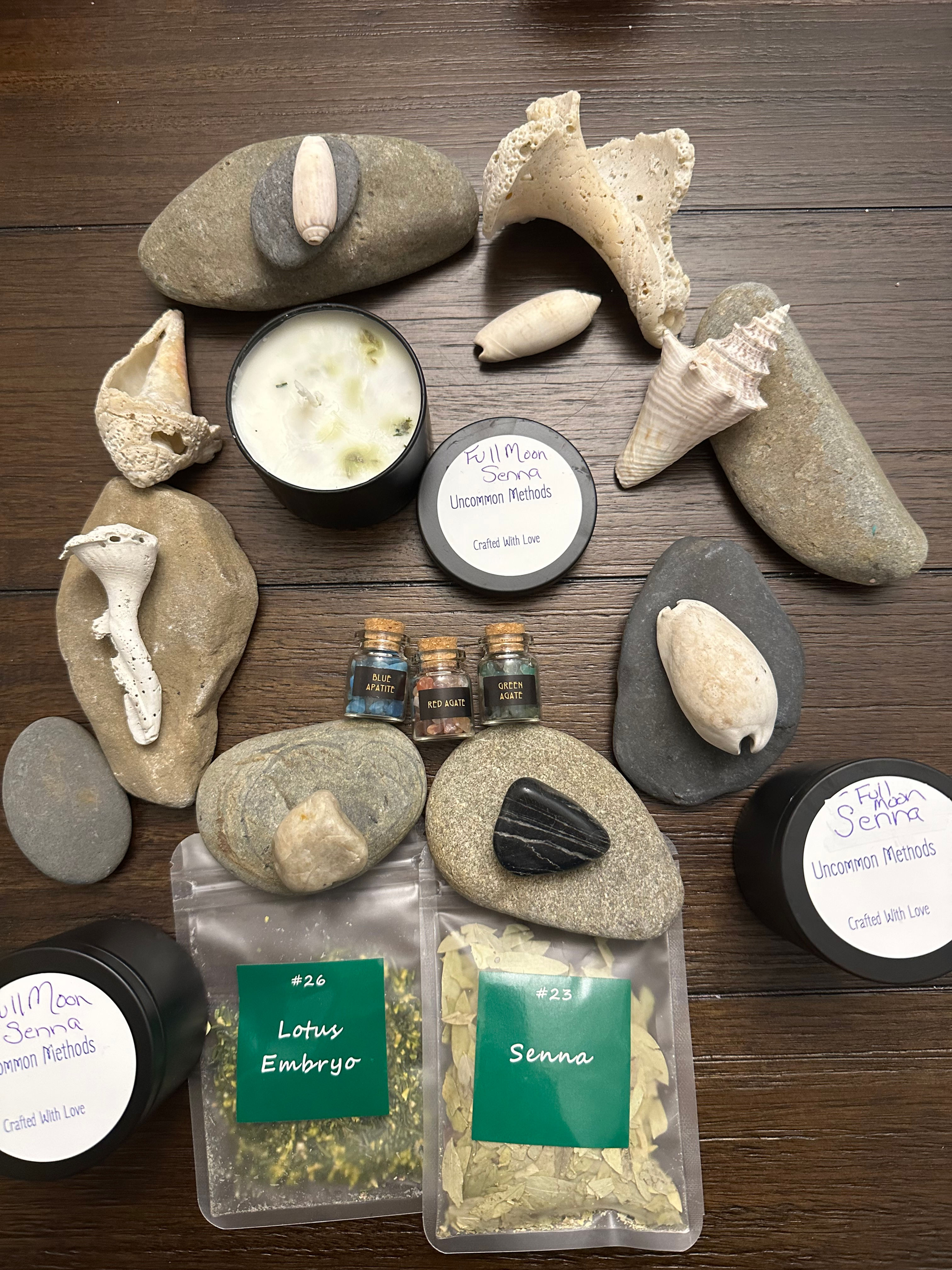 Full Moon - Senna -Infused Candle Collection