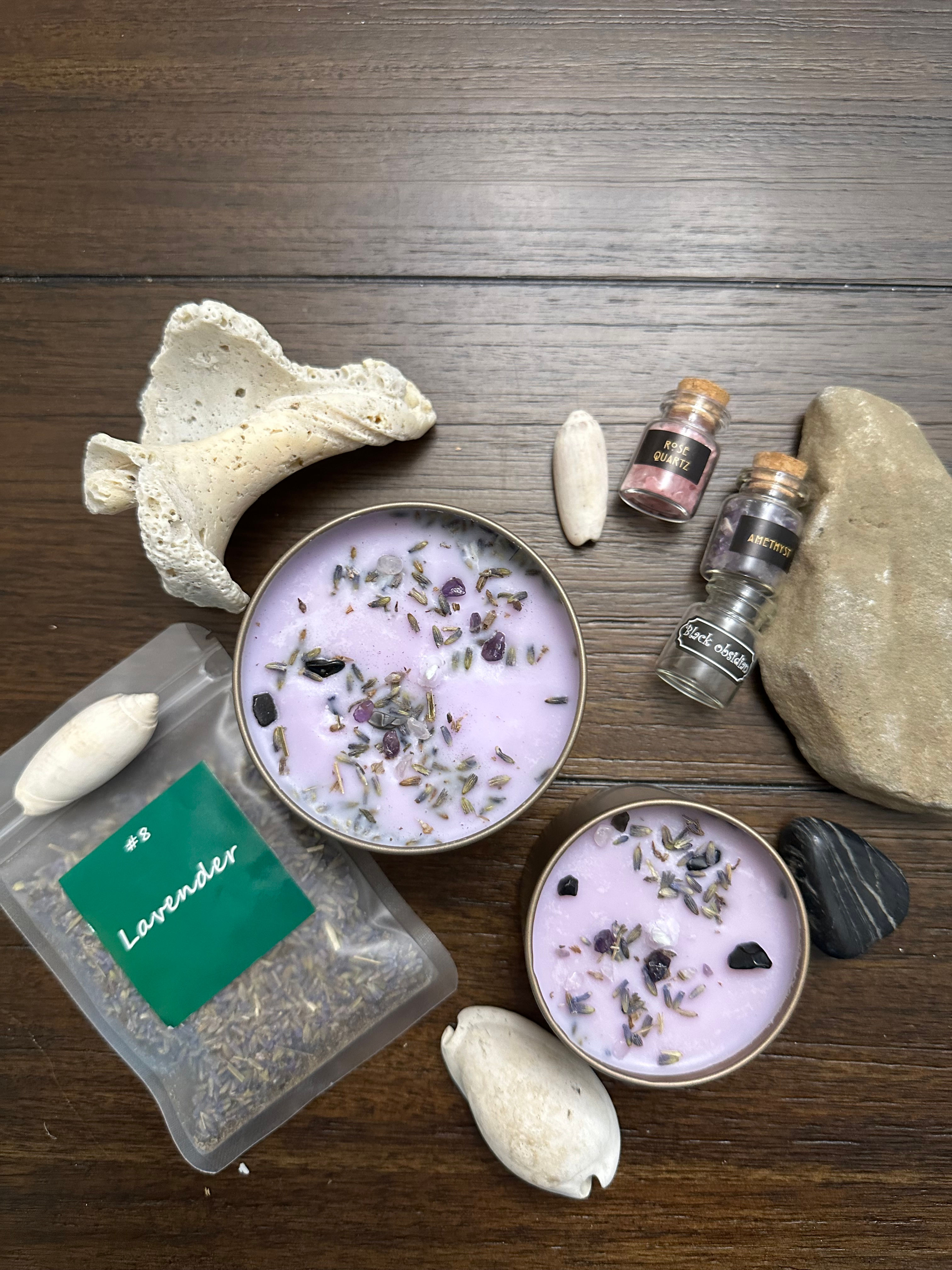 Lavender-Infused Candle Collection