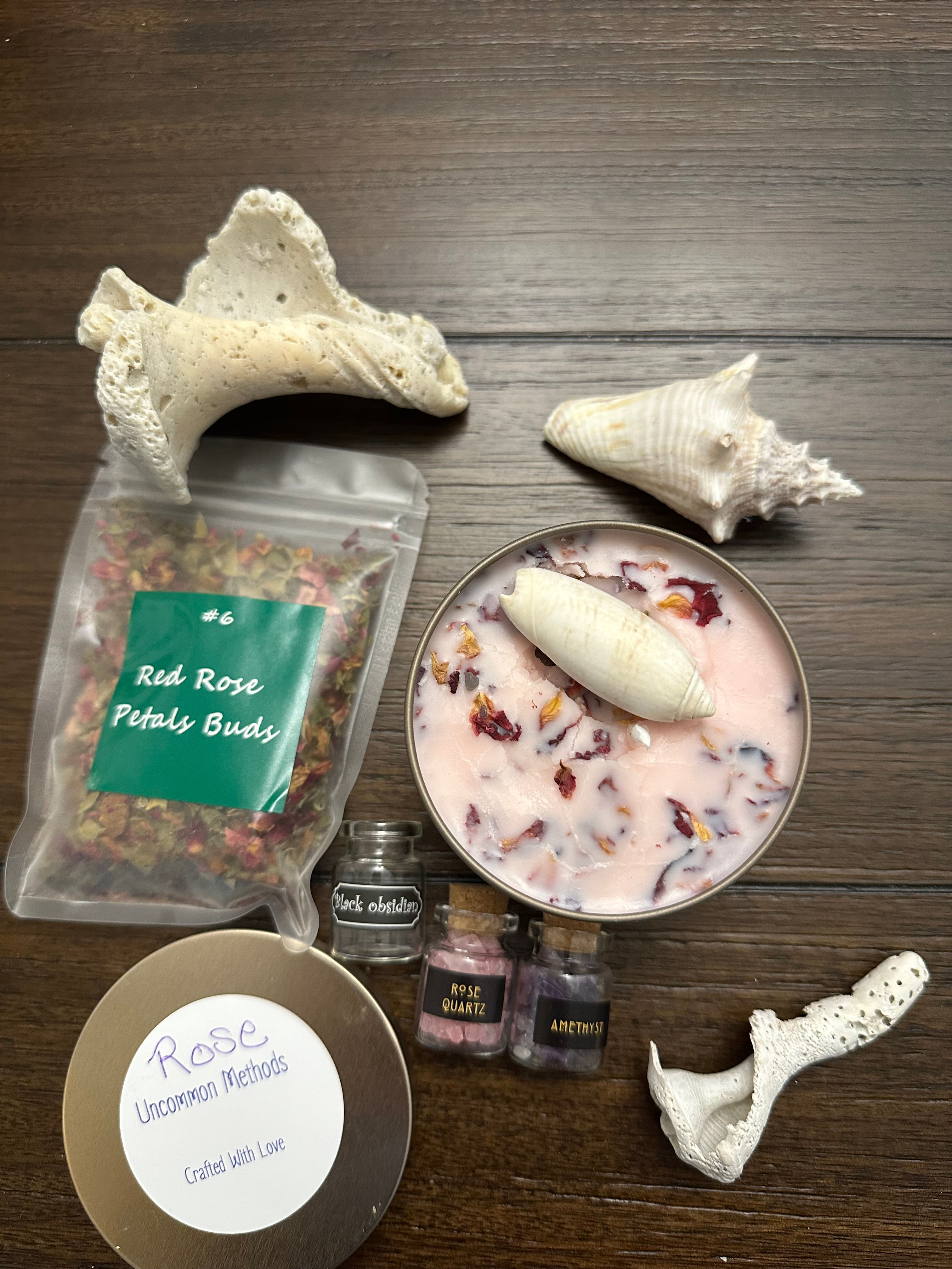 Rose-Infused Candle Collection