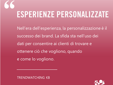 Esperienze personalizzate