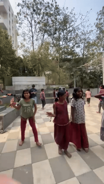 Students at Pratyagra