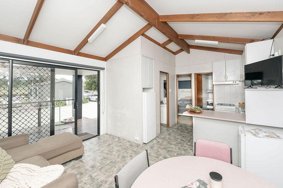 3 Bed Family Cabin interior