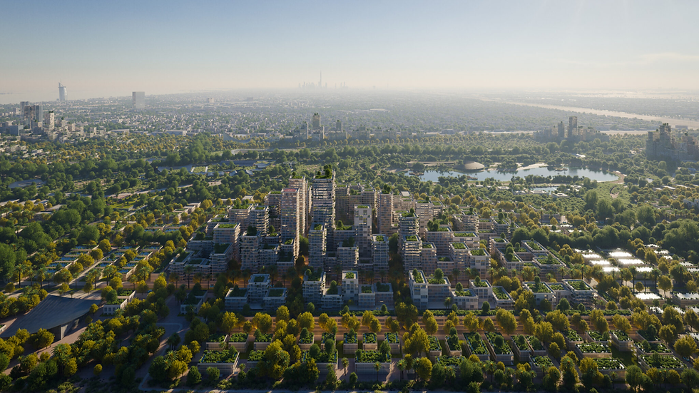 Từ trường đua ngựa đến thiên đường đi bộ – Masterplan mới của BIG tại Dubai