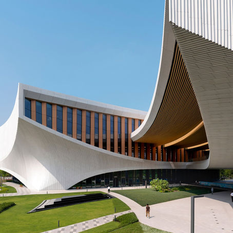 Songshan Lake Exhibition and Performance Center: Khi vũ điệu "tay áo nước" hóa thành kiến trúc