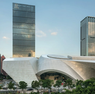 Coop Himmelb(l)au combines flat and curving forms at huge Shenzhen art complex