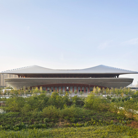 Xi’an International Football Centre – Khi gió tạo nên hình khối