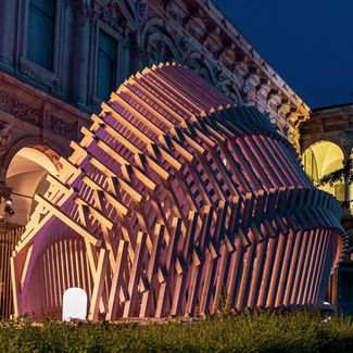 ECHINOIDEA - Biophilic Pavilion, Milan by GG-loop