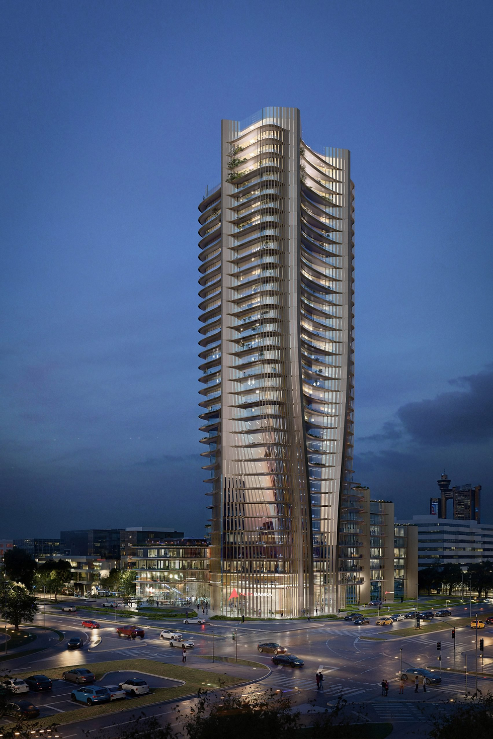 ALTA TOWER – VŨ ĐIỆU DÒNG CHẢY TRÊN BẦU TRỜI BELGRADE