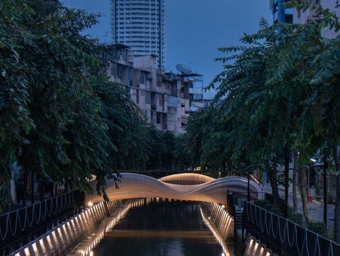 Cầu OngAng 3D Concrete Printing — Dòng chảy mới của Bangkok trên nền lịch sử cũ