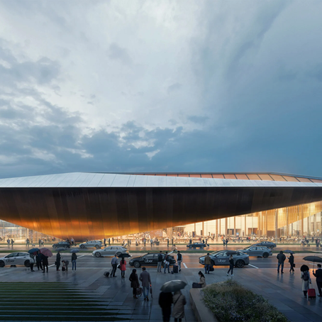 Zaha Hadid Architects hé lộ thiết kế nhà ga mới tại Sân bay Vilnius – Lithuania