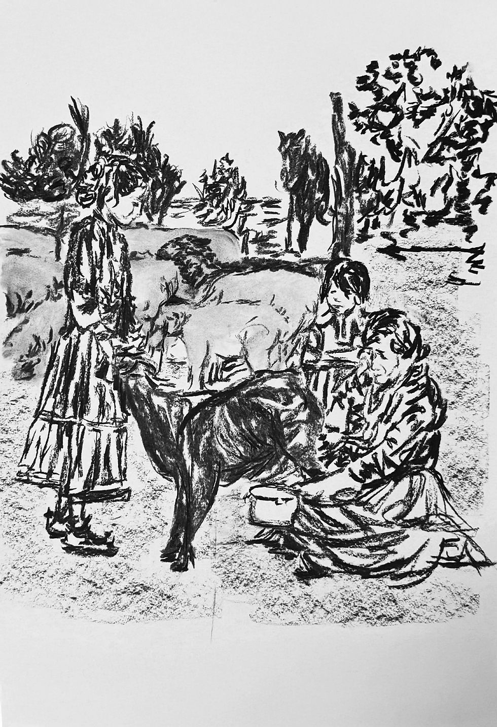 Family Milking Goat