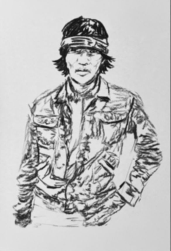 Youngman in Jean Jacket