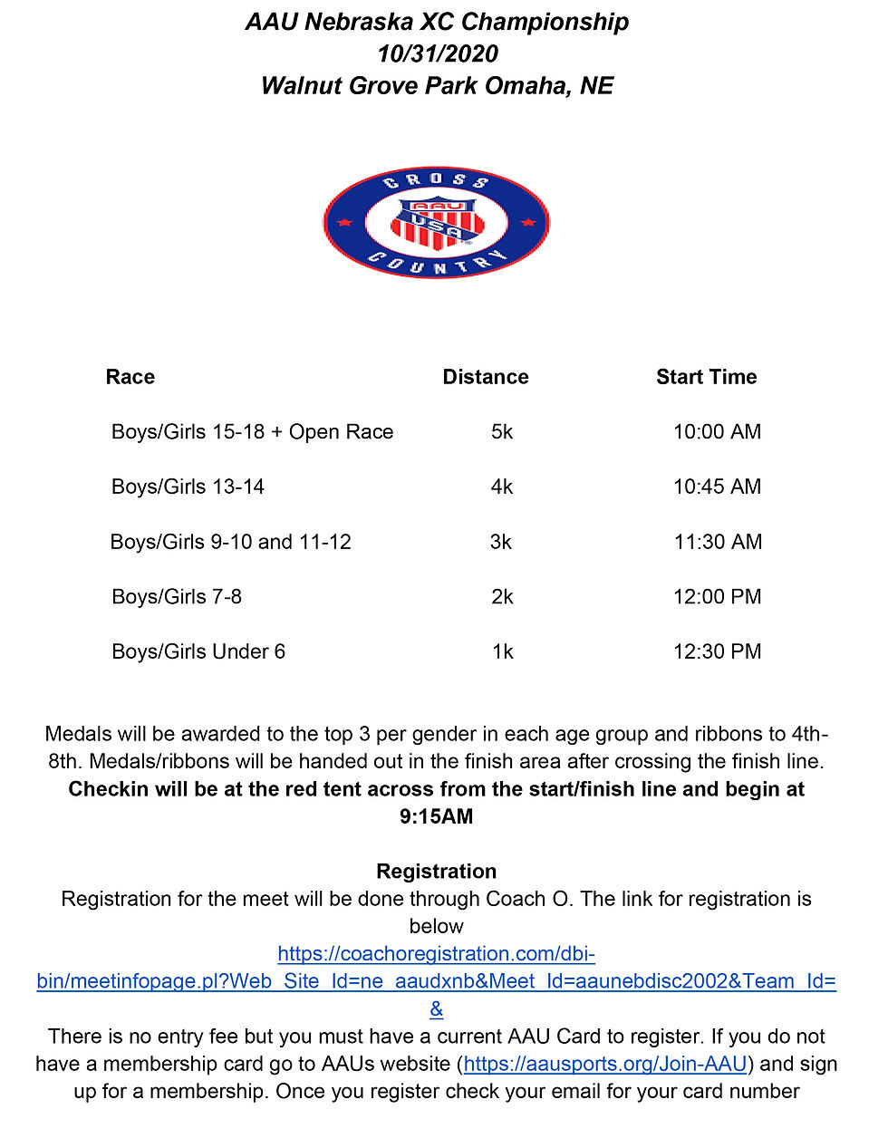 X-Country National Qualifier