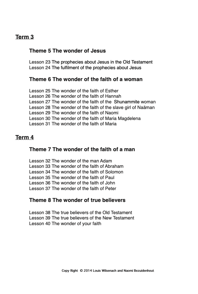 Thumbnail: The wonder of the Word of God Grade 4