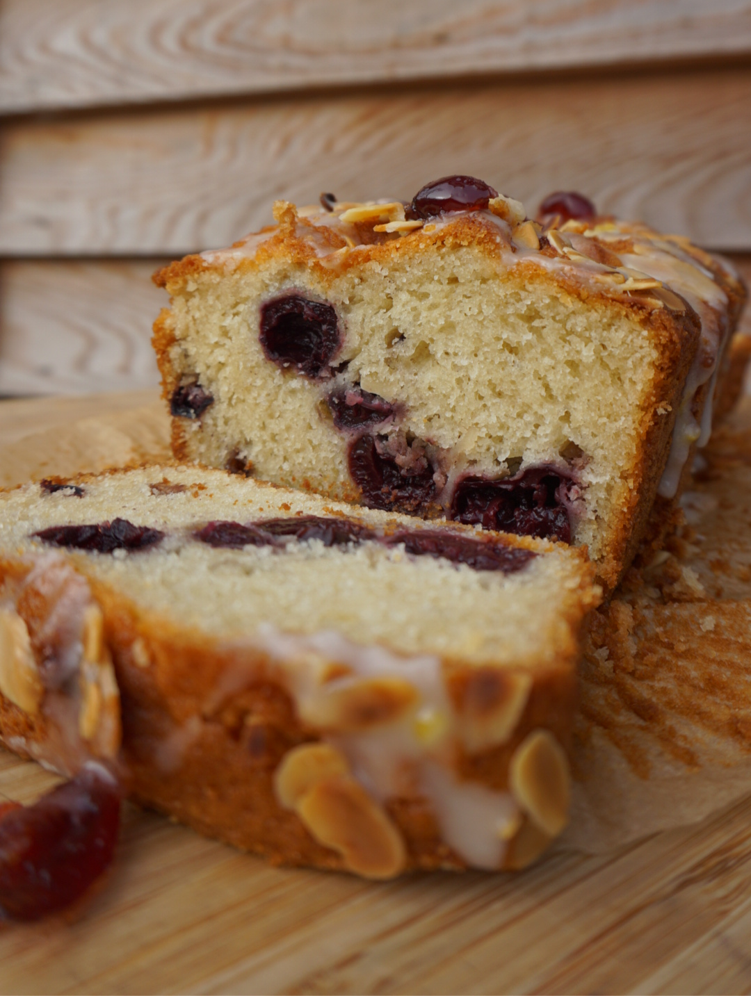Cherry Bakewell Loaf