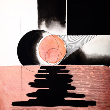 sunset, abstract study