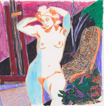 Odalisque, after Matisse