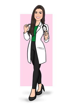 Caricatura para formatura em medicina