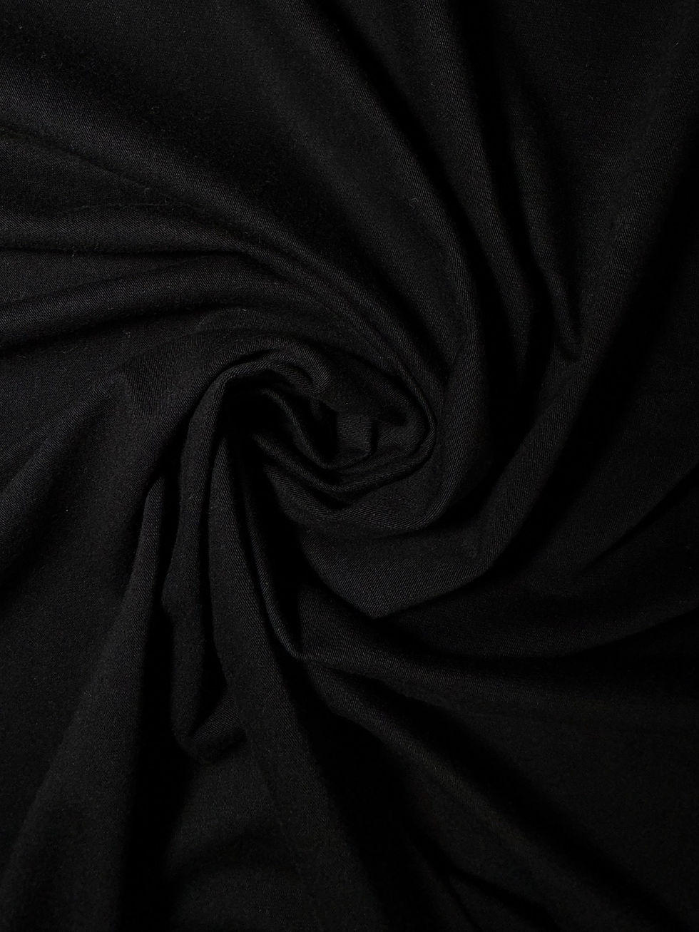 Стрейч кулір пен'є_Чорний - вигляд тканини у драпіруванні