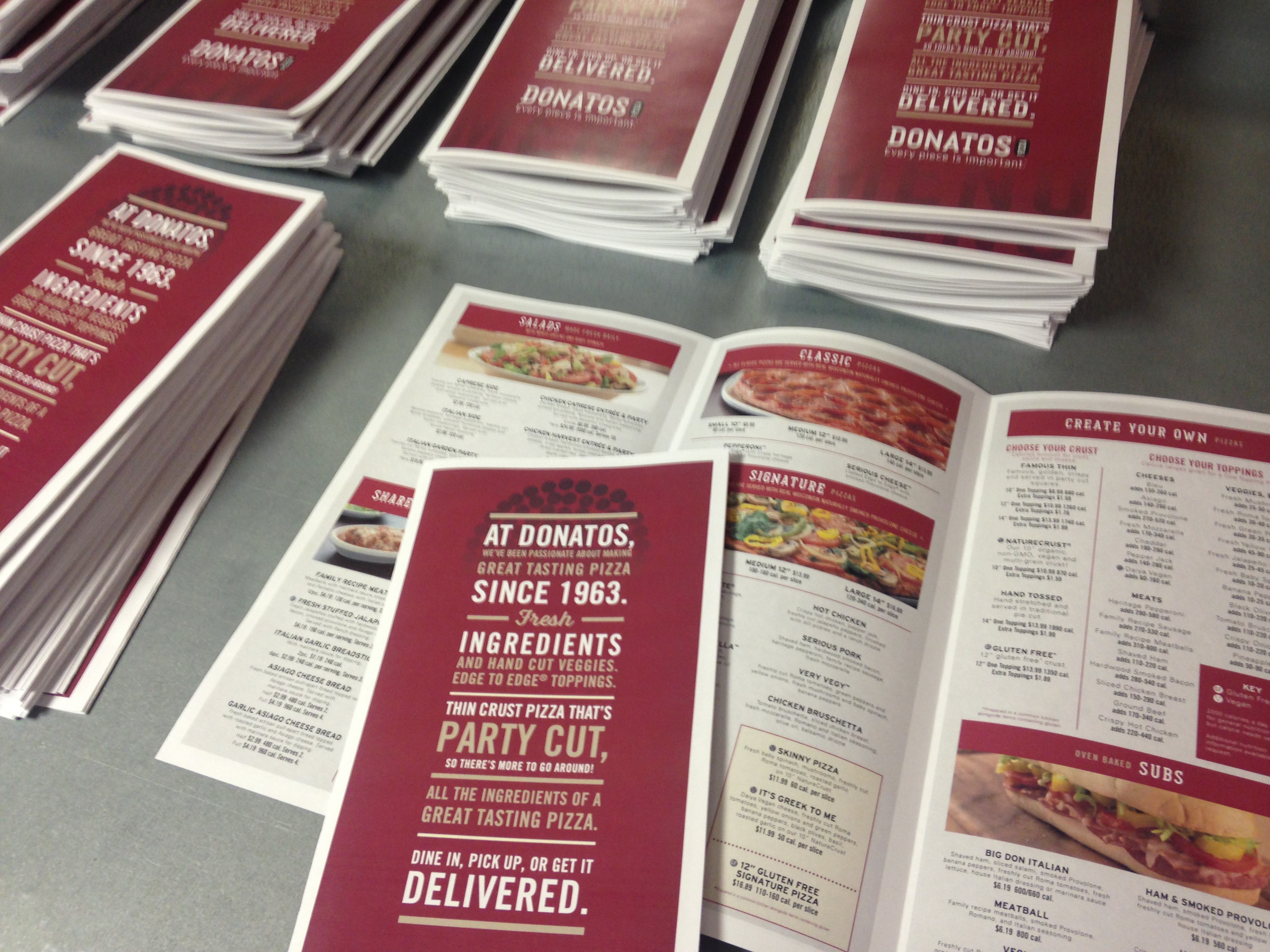 takeout menu printing