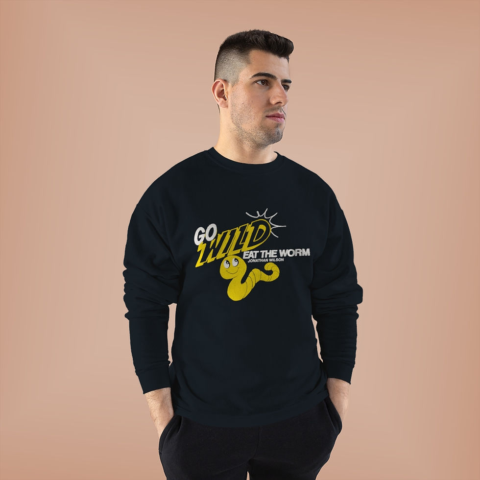 Thumbnail: Eat the Worm Vintage Design Unisex Crewneck Sweatshirt