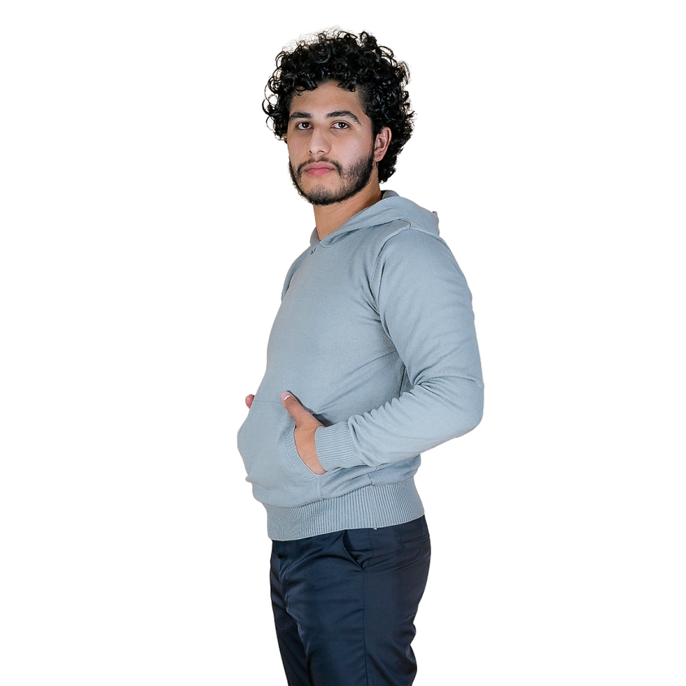 Sudadera de punto lado derecho