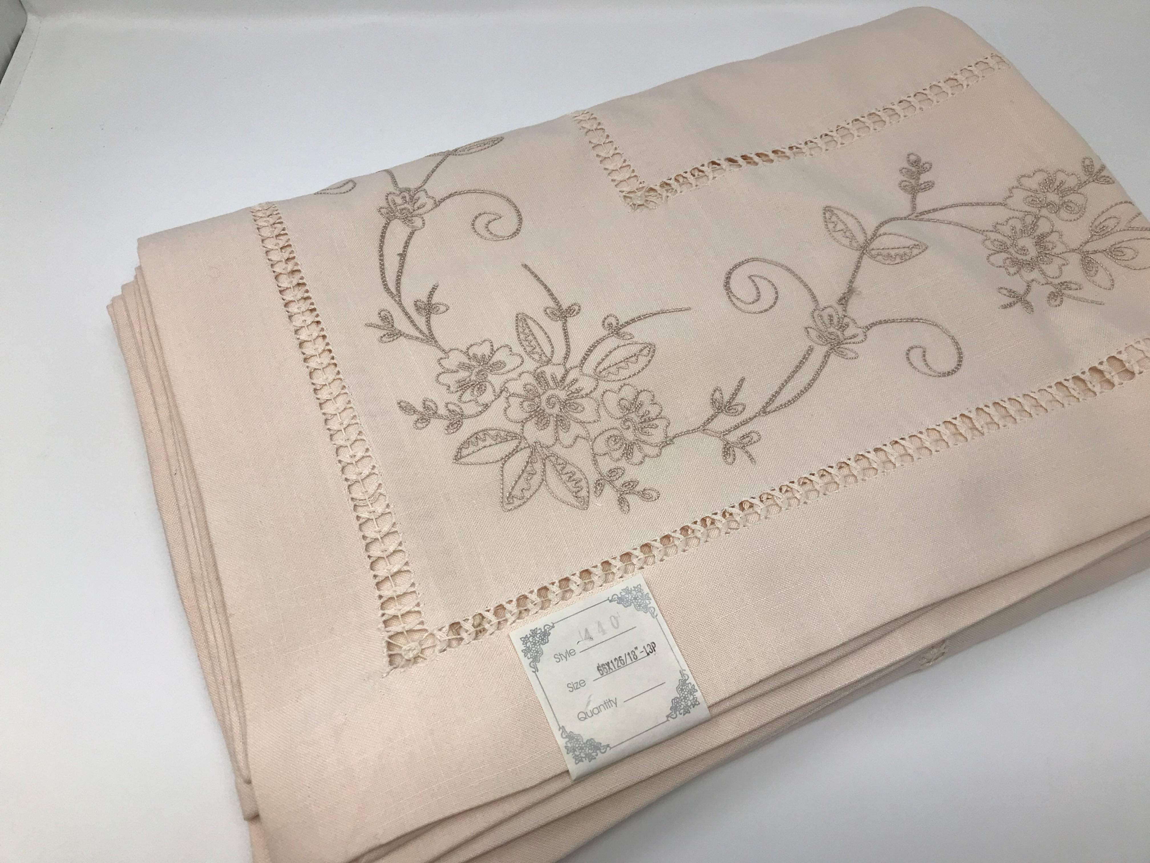 art.440 Table Cloth (Rosé)(13 PC)