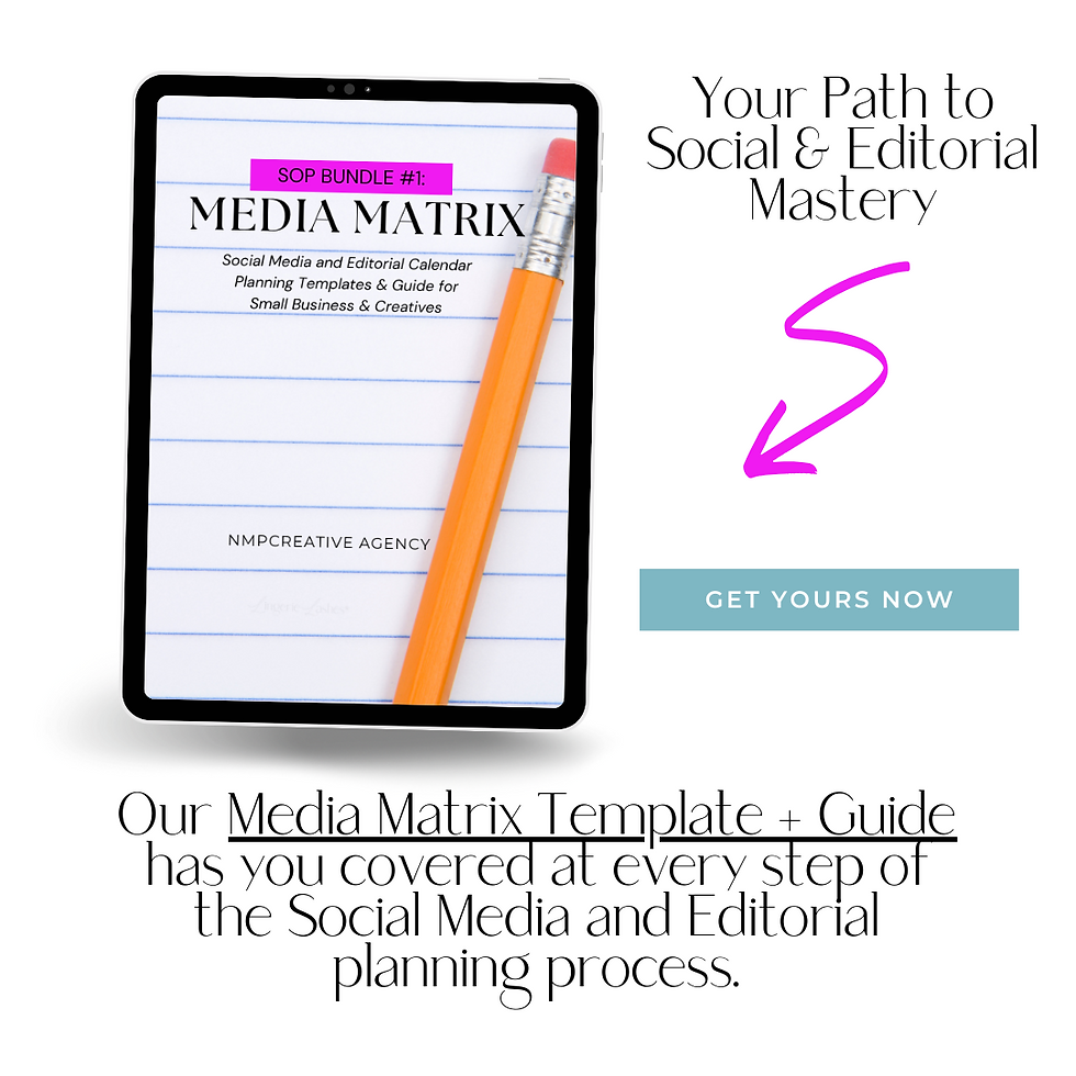 Thumbnail: Media Matrix : Streamlining Social & Editorial Planning | SOP Bundle #1