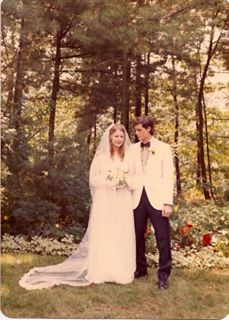 Janee's gown and veil