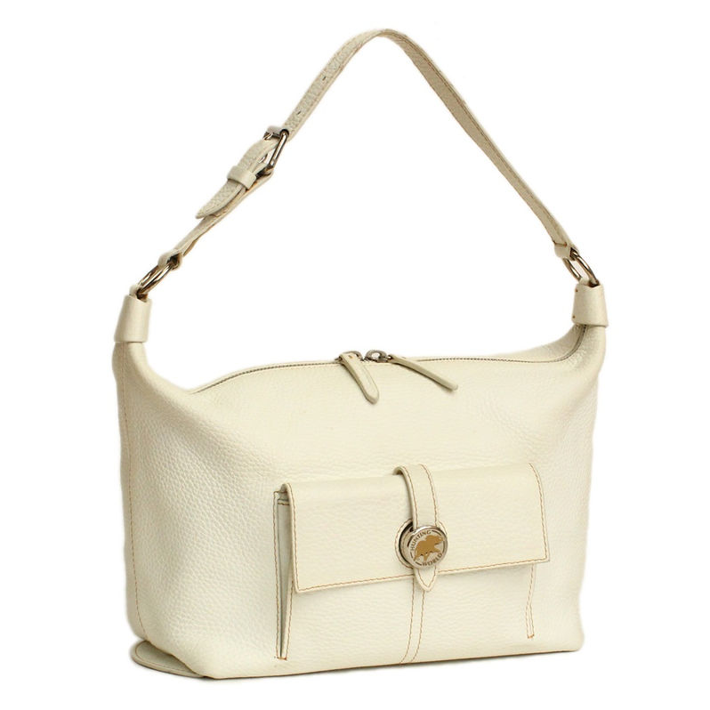 ハンティング・ワールド バッグ レディース セミショルダー レザー オフホワイト HUNTING WORLD