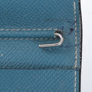 サムネイル： エルメス アジェンダ 手帳カバー ノートカバー F刻印 ブルー系 HERMES USED