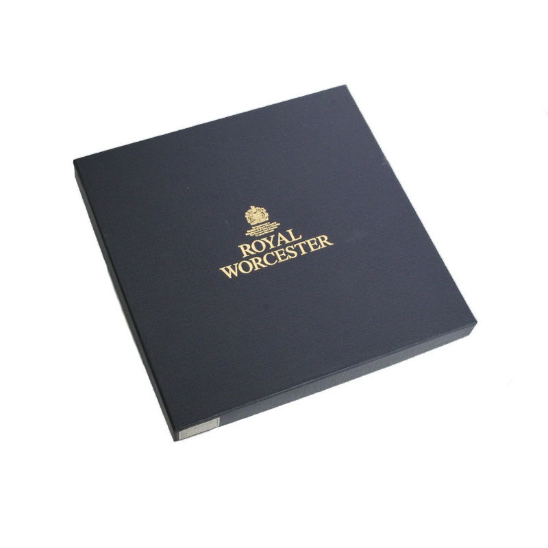 サムネイル： ロイヤル・ウースター プレート 柄物 ブラック/ブルー系 ROYAL WORCESTER