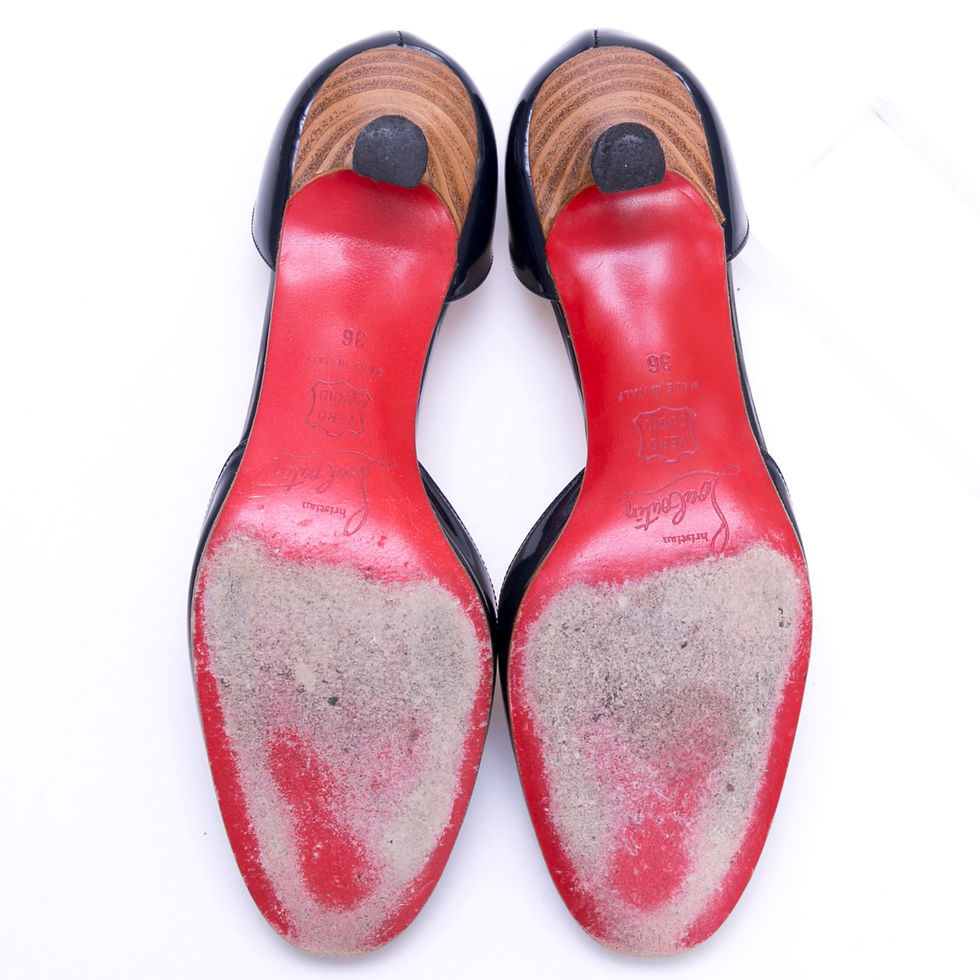 サムネイル： クリスチャン・ルブタン パンプス セパレート TROP COOL パテントレザー ネイビー サイズ36 Christian Louboutin