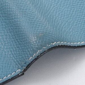 サムネイル： エルメス アジェンダ 手帳カバー ノートカバー F刻印 ブルー系 HERMES USED