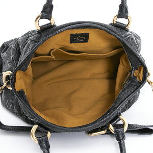 サムネイル： ルイ・ヴィトン ネオカヴィMM モノグラムデニム M95351 2wayバッグ ブラック LOUIS VUITTON
