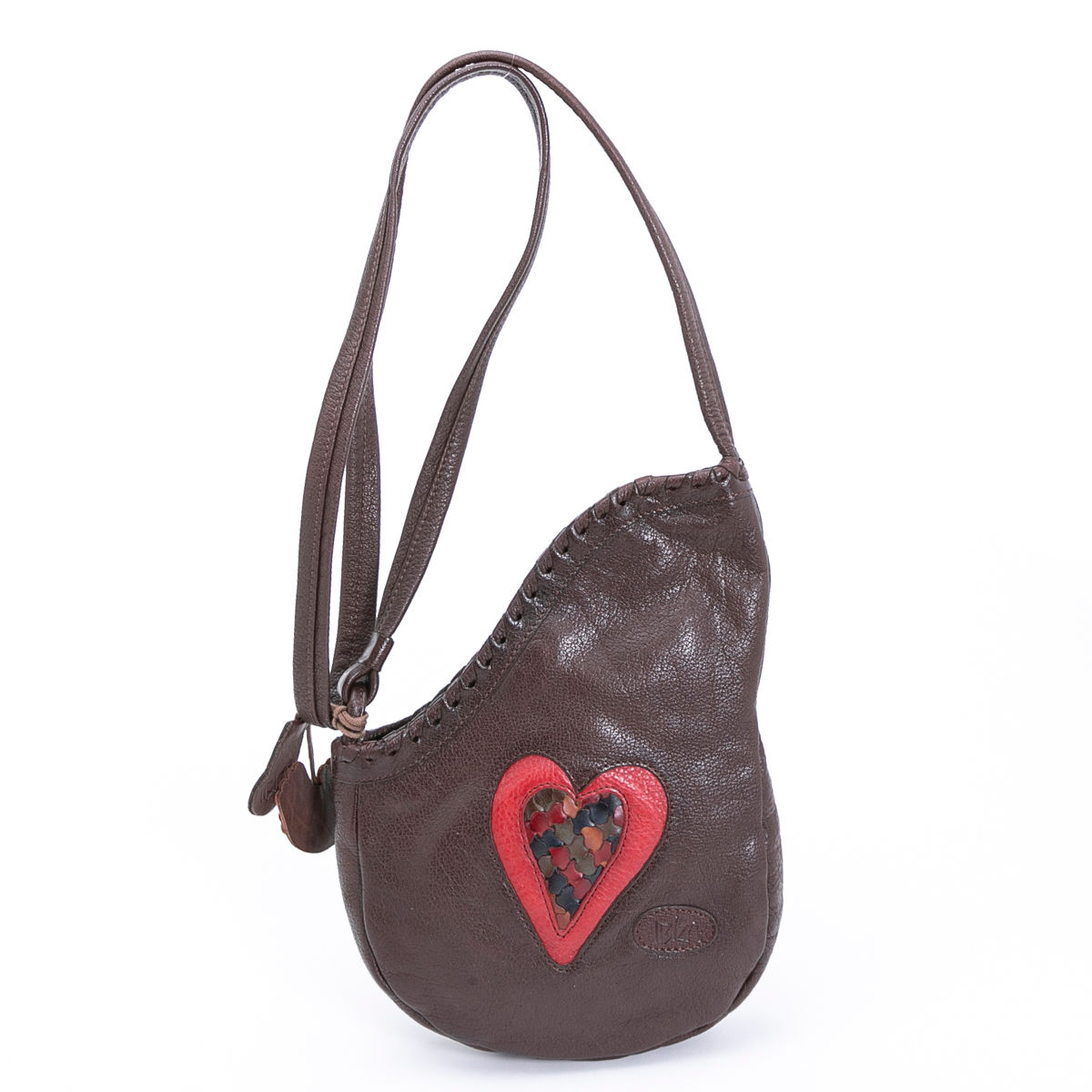 イビザ ショルダーバッグ ポシェット レザー 斜め掛け チャーム付き IBIZA