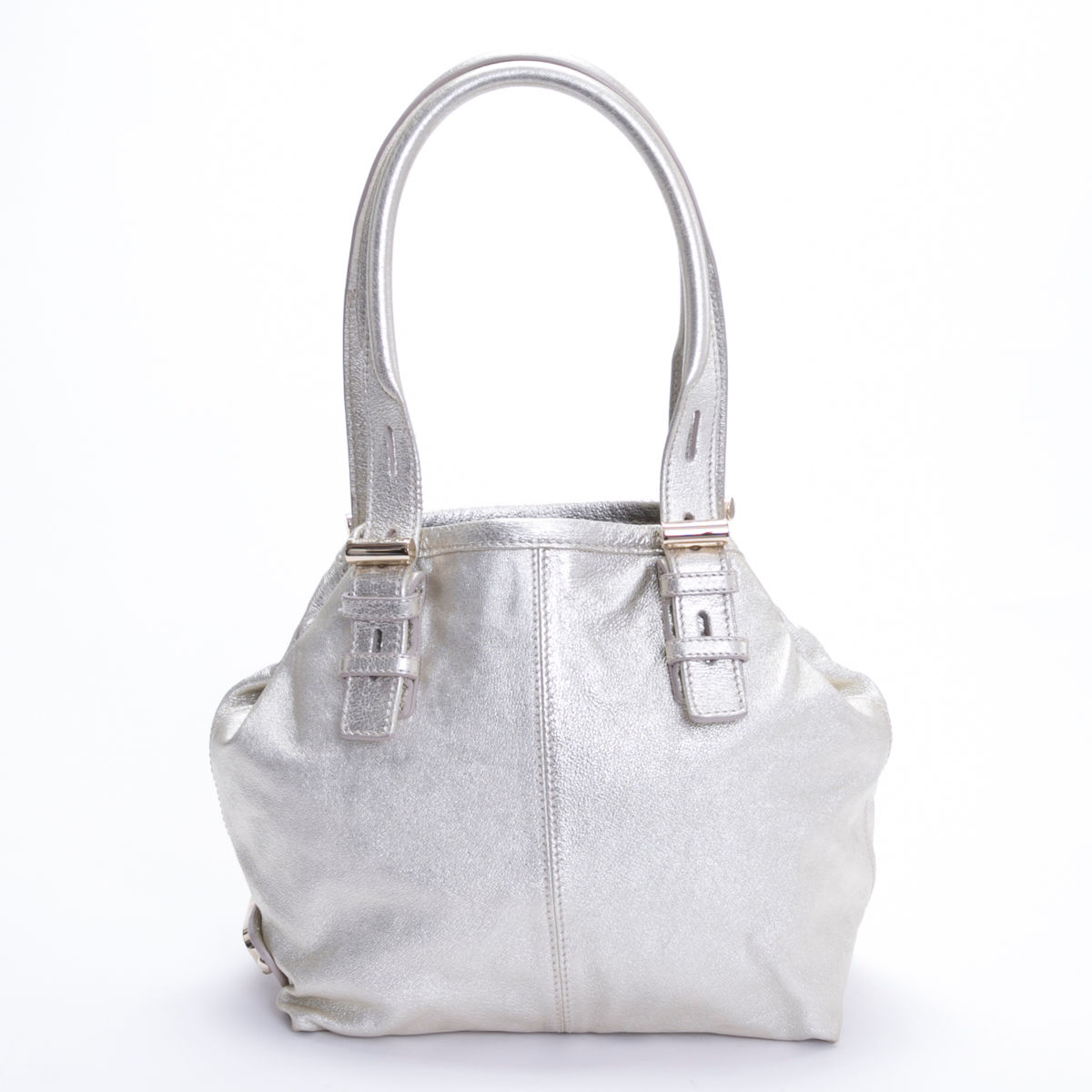 ジミー・チュウ トートバッグ セミショルダー レザー ゴールド Jimmy CHOO