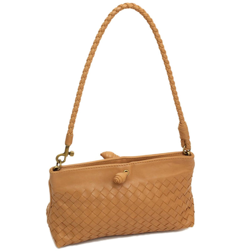 ボッテガ・ヴェネタ ショルダーバッグ ミニ 179198 イントレチャート ブラウン系 BOTTEGA VENETA