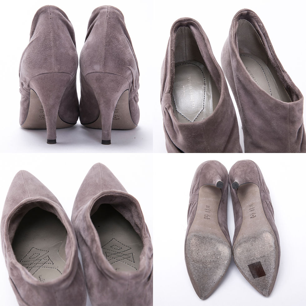 サムネイル： アルベルタフェレッティ ブーティ ベージュ系 ALBERTA FERRETTI