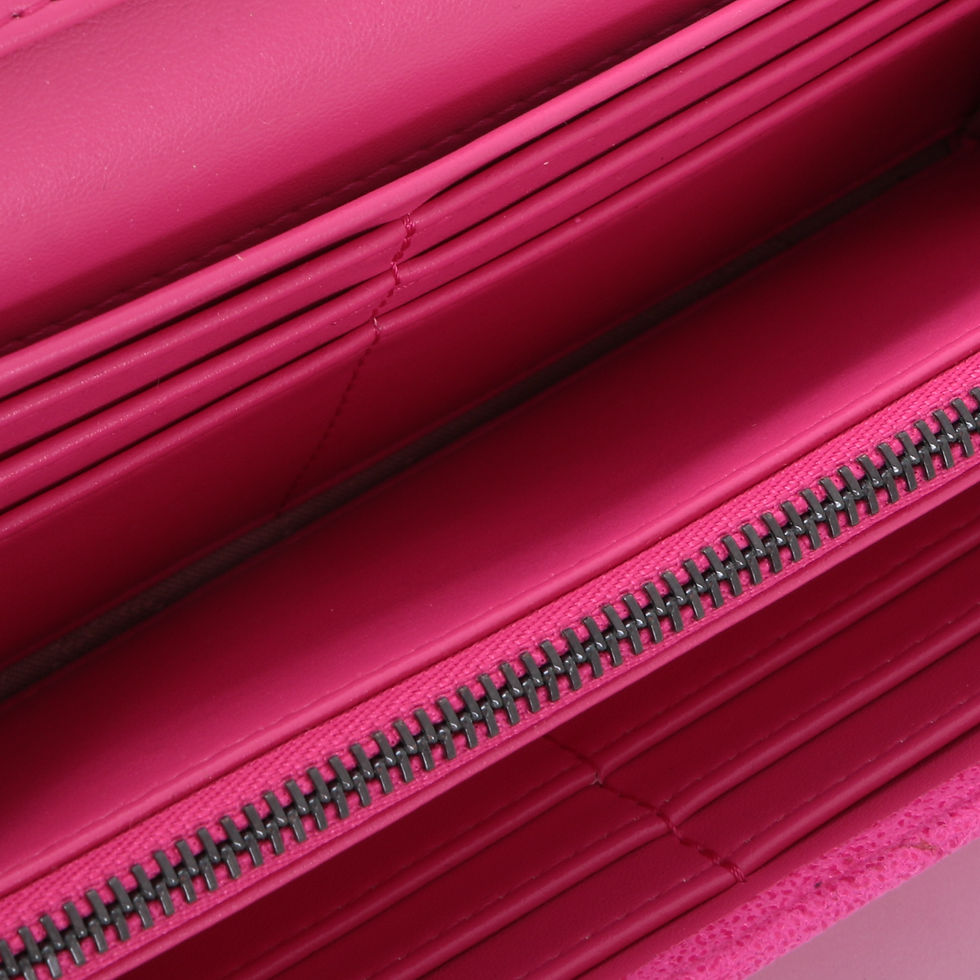 サムネイル： ステラマッカトニー ファラベラ レザーピンク 長財布 ピンク系